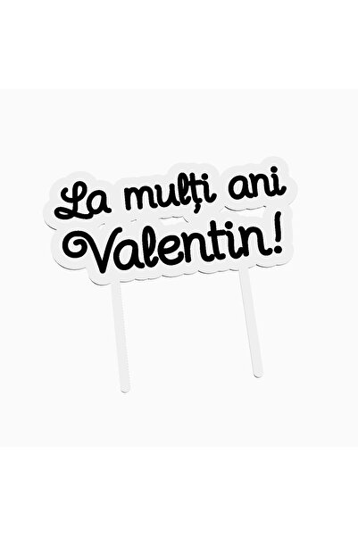 OEM Cake topper for birthday cake, with the text Happy Valentine's Day
