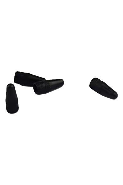 SEM Set of 4 tubeless Presta valve caps, SEM, aluminum, black