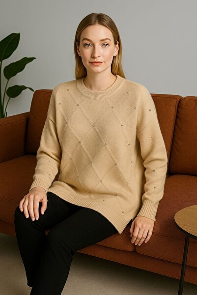 Magazin Stone-Detail Plush Tunic