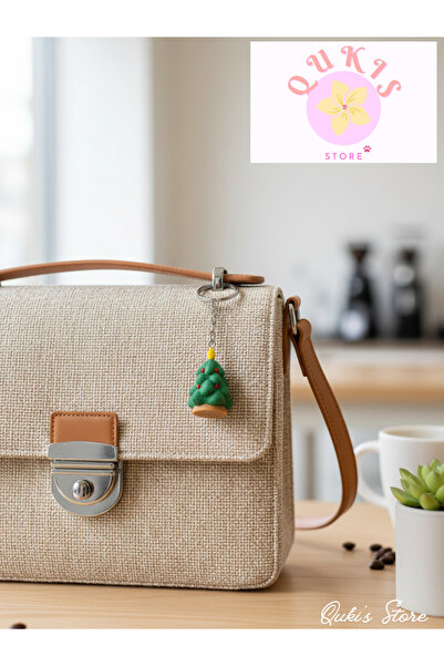 Qukis Store Christmas Tree Keychain, Decorative Design Keychain and Bag Charm...