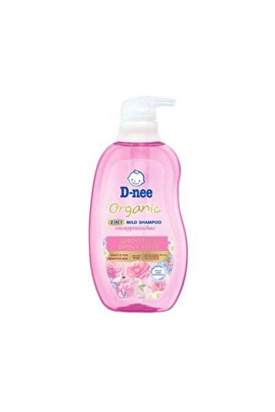 D-nee D-Ni Natural 2-in-1 Mild Shampoo - Smooth & Shiny Hair (Pink) 380 ml