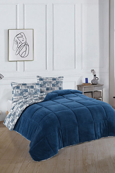 Formeya Einzelbett - Kinder-Luxus-Wellsoft-Steppdecke, doppelseitig mit Kissenbezug, 135 x 200 cm