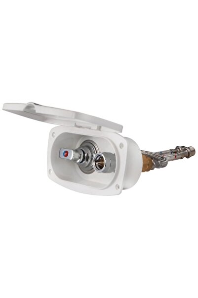 OSCULATI NewEdge hose connector with connection and water mixer, White