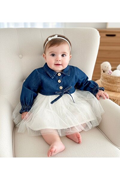 ZEYD ÇOCUK GİYİM Denim Tutu Baby Girl Dress