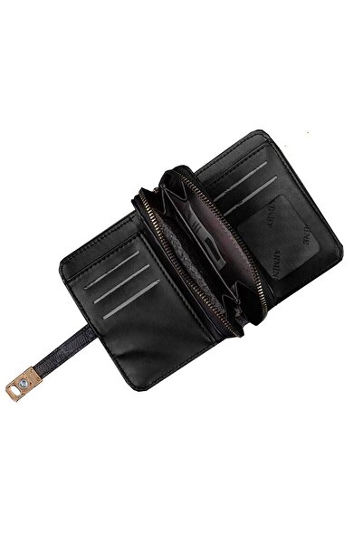 Armine Practical Black Dotted Modern Handbag