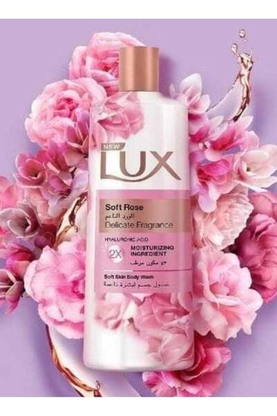 LUX Soft Skin Body Wash with Pink Rose Scent for All Skin Types 500ml