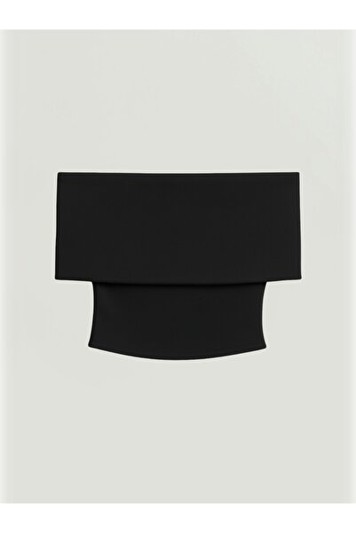 Nocturne Açık Omuzlu Crop Bluz