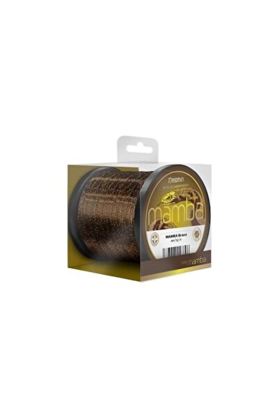 DELPHİN Fir monofilament/nailon pentru crap MAMBA, camuflaj bronz, 1200 m, 0,...
