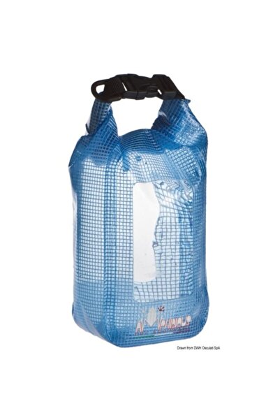 OSCULATI Geantă amfibie impermeabilă 1 L, albastră transparentă