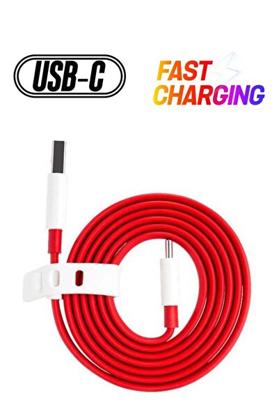 Oneplus كابل Dash Charge Type-C الرسمي باللون الأحمر