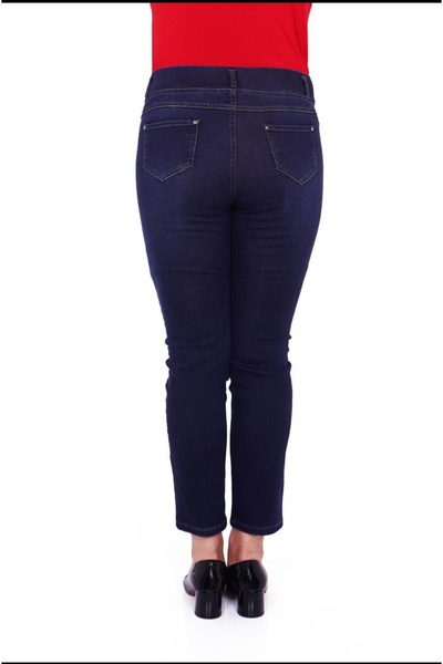 PARKDERİN Plus Size, Recovery, Cotton, Full Lycra, Denim Pants