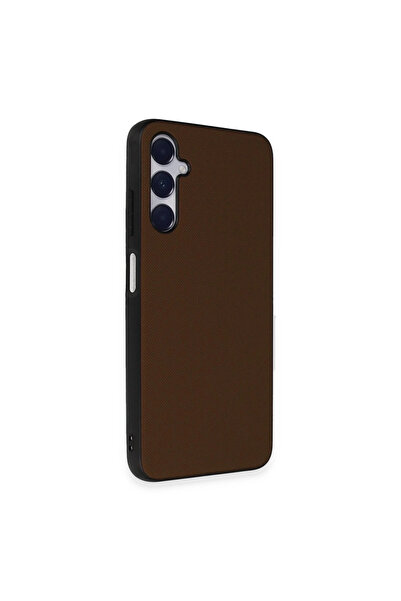 eco port غطاء تافت متوافق مع هاتف جالاكسي A05s - بني