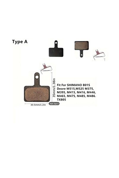 Sedona Placute frana bicicleta, Tip-A cu siguranta