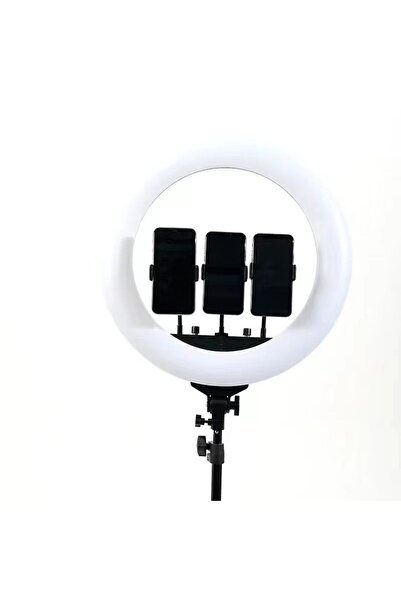 Generic 14" LED Soft Ring Light with Remote | Compact Dimmable Light for Makeup, Photos & Streaming