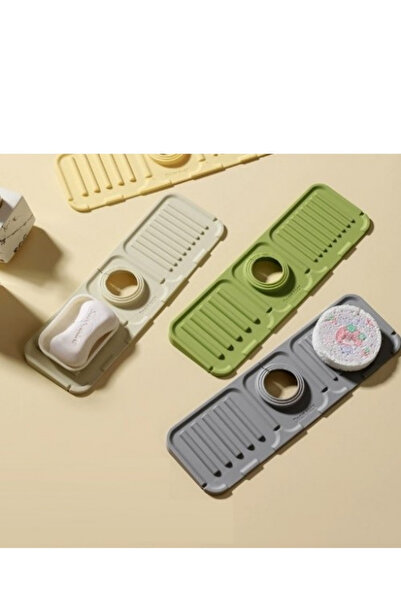 CÖDEL Mutfak Banyo Lavabo Kenarı Silikon Mat Silkon Tezgah Musluk Batarya Matı