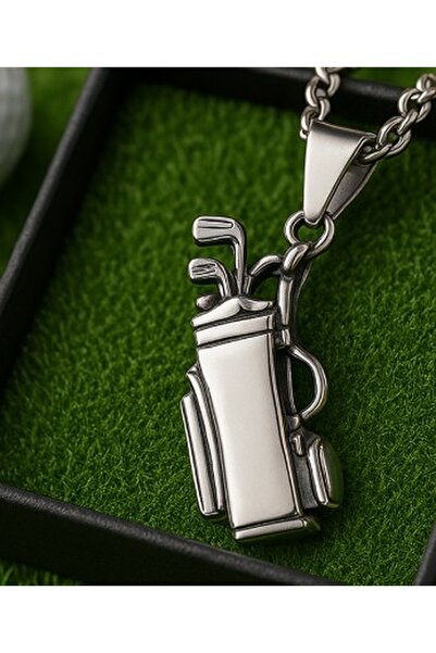voyageaccessory Stainless Steel Men's Golf Bag Pendant for Golf Enthusiasts