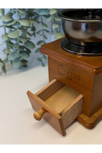 BUCOLIC Vintage Wooden Coffee Grinder