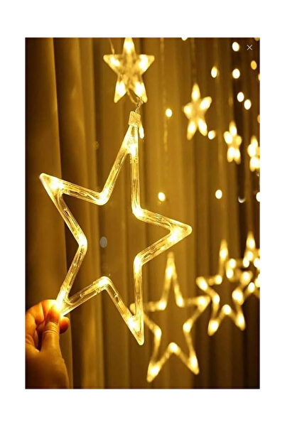 Coverzone 10-Piece Star Led Light String with 3m Plug – Warm Light Decorative Lighting for Home, Balcony, and Curtain