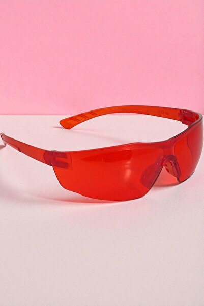 MH MiniHediye Laser Hair Removal Esthetician Protective Glasses Red Safety Safety Goggle