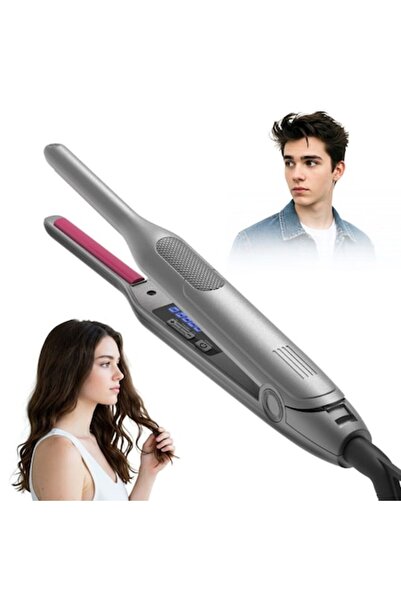 VİS 2-in-1 Hair Straightener and Curler, Titanium Plates, 150–232°C, Digital LED