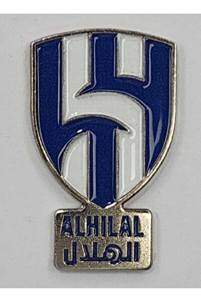 no markte ملصق معدني لنادي الهلال السعودي للجوالات والآيباد والأسطح الملساء