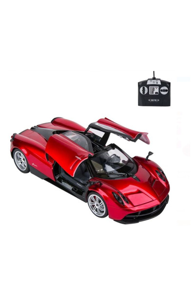 Lumi LUXURY Masina cu Telecomanda Huayra Sport Rosie Neagra Scara 1:14/27MHz ...