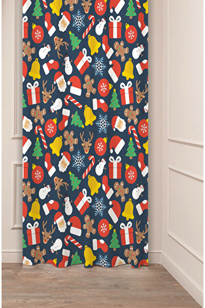 GREENDECOR Christmas Pine Tree Christmas Tree Snow New Year Christmas Patterned Specially Designed Digital Printed Background Curtain