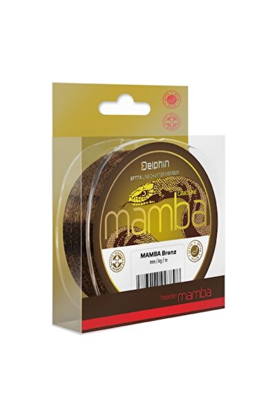 DELPHİN Fir de pescuit monofilament MAMBA, 0,16 mm, 2,5 kg, bronz