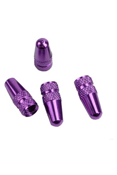 SEM Set de 4 capace de valvă Presta tubeless, SEM, aluminiu, violet