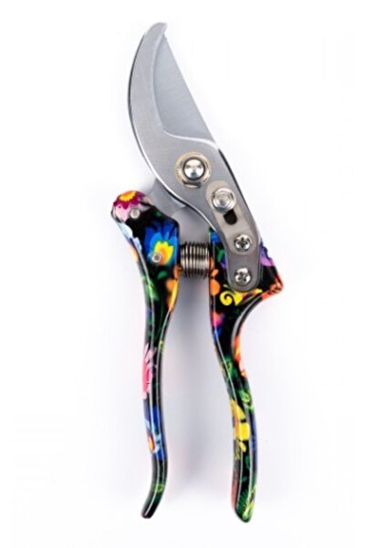 OEM Foarfeca de vie model AUTOMAT cu FLORI ULTRA NEGRU MX793