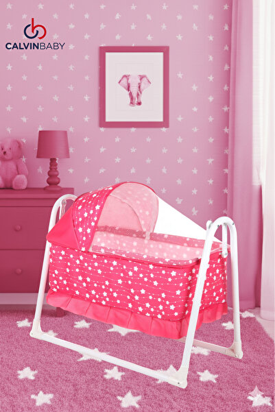 Calvin Baby Portatif Sallanır Anne Yanı Beşik Sepet Beşik Hamak Beşik