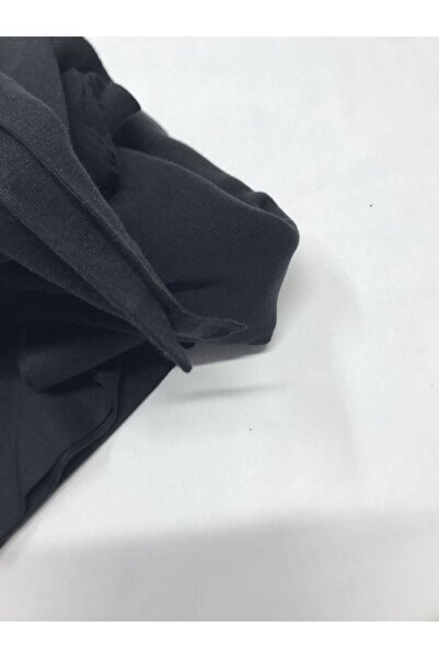 Yiğit Kumaş Bebe Ribana Combed Cotton Fabric, Piece 170X80 cm Black Color