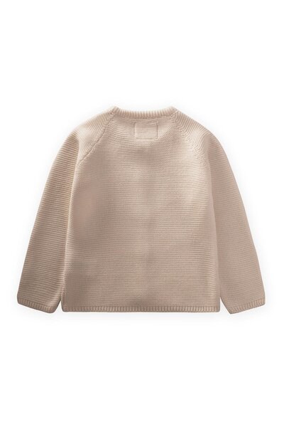 Cigit Links Knitwear Cardigan 1-8 Years Old a Beige