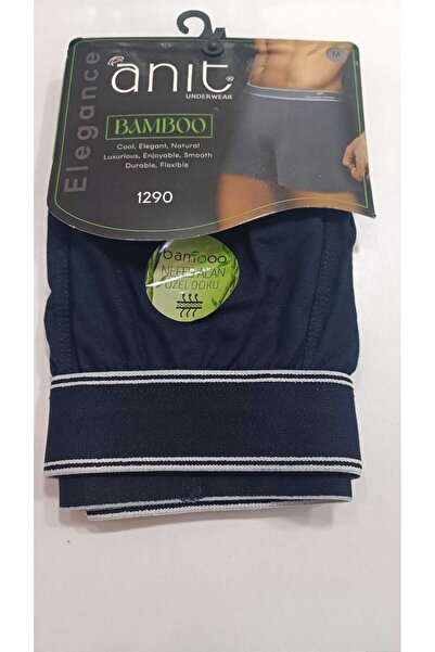 Anıt 6 Pieces Solid Color Lycra Breathable Special Textured Bamboo Men's Boxer 96% Bamboo 4% Lycra