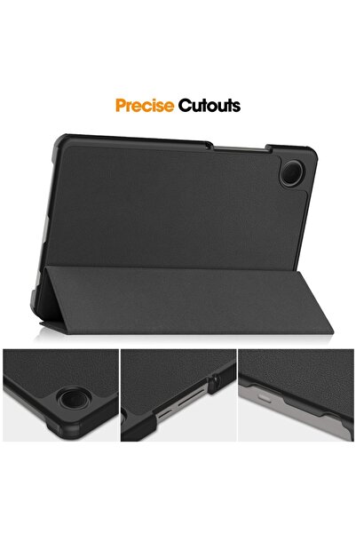 SKYDDAR INNOVATION Tablet case for Samsung Galaxy Tab A11 / A9, FoldPro, Black, set with sticker