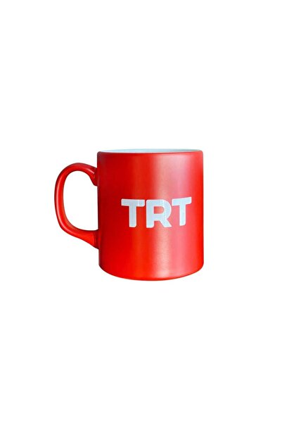 Proberk TRT Logolu Kırmızı Kupa Bardak