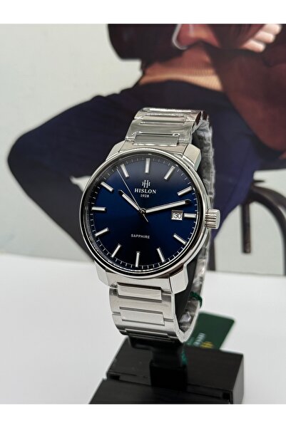 Hislon Steel Mens Watch Sapphire Crystal 3 Atm Waterproof 3 Years Warranty
