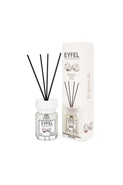 Ostwint Odorizant de cameră cu bețișoare 120 ml, Bumbac, Eyfel