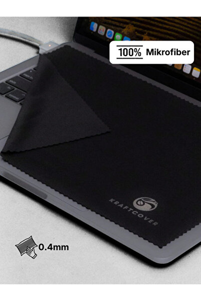 KraftCover WhisperGuard %100 Mikrofiber Klavye Örtüsü & Ekran Temizleme Bezi ...