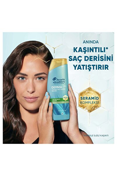 Head&Shoulders DermaXPRO Yatıştırıcı Kepek Karşıtı Şampuan Aloe Vera Özü ve Seramid ile 300ml x 2 Adet
