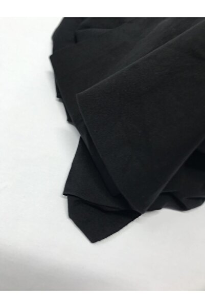 Yiğit Kumaş Sports Uniform Flowy Polyester Combed Stretch Fabric, Piece 135X170 cm Black Color