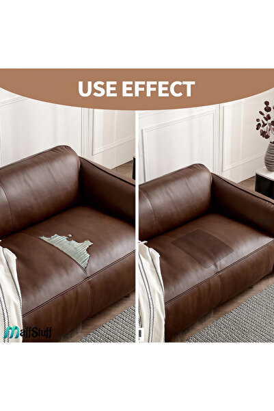 MaffStuff Self-adhesive Eco-leather Foil 50x138cm Brick Brown 📦