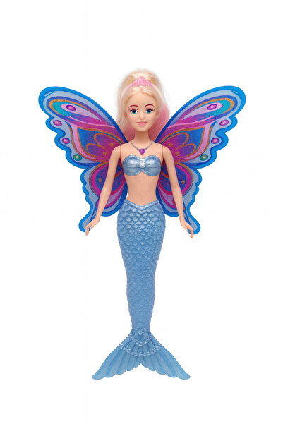BaoBao Mermaid Doll with Blue Wings – Mermaids Collection – 43x23 cm