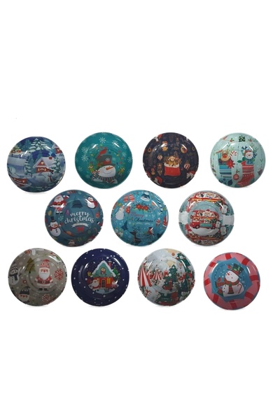 Yenigeldi 2 Pieces Metal Christmas Cookie Holder Decoration