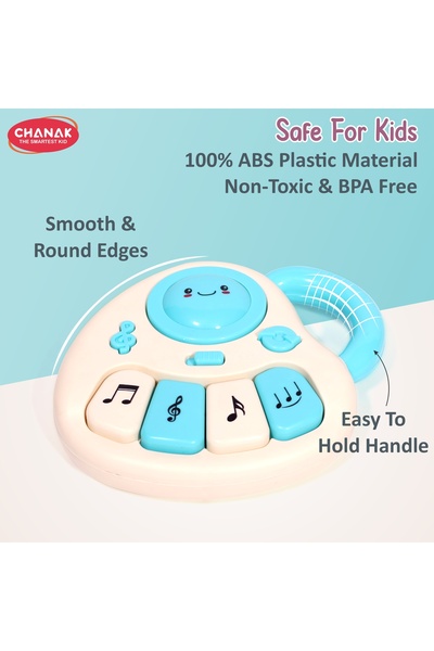Chanak Baby Piano Musical Toy | 4 Keys, 31 Melodies, Learn Numbers & Shapes, Flashing Lights