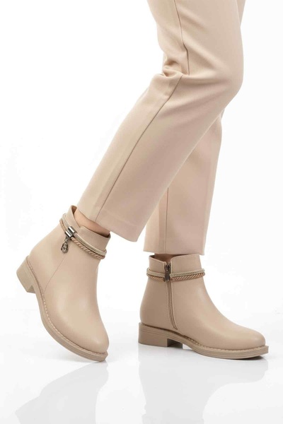 AYAKMOD Beige Skin Light Women's Boots 325126 Z