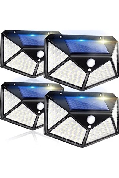 OEM Set 4 lămpi solare cu senzor de mișcare, lumină albă, 6000K, 600LM, IP65, 20W, 2000mAh