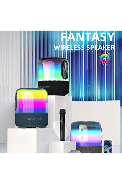 Hopestar Difuzor portabil SC-01, 20W, IPX7, baterie 12h, negru