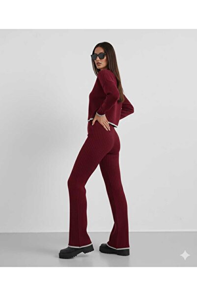 Cemre Life New Deux Women's Shepherd Stitch Knitwear Set