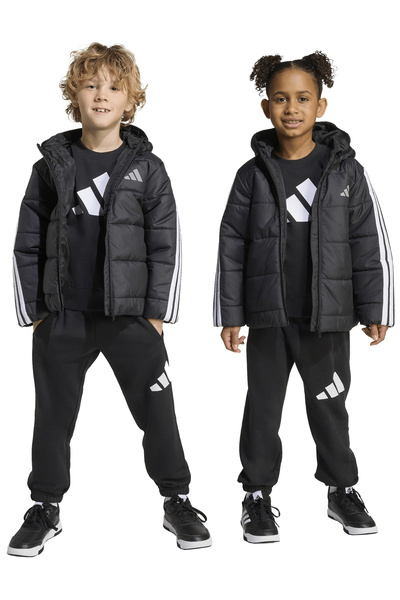 adidas Siyah Erkek Çocuk Mont